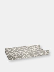 Changing Pad Cover - Gray Floral