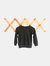 Crew Neck Pullover Sweater - Black