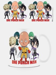 One Punch Man Chibi Mug (White/Multicolored) (One Size)