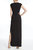 Black Twist Keyhole Maxi Dress