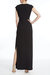 Black Twist Keyhole Maxi Dress