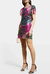 Fuchsia Multi-Colored Sequin Mini Dress - Fuchsia Multi