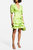 Lime Tiered Ruffle Day Dress