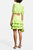 Lime Tiered Ruffle Day Dress