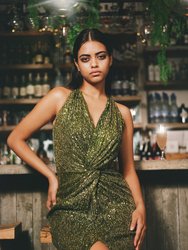 The Alice Sequin Gown - Green