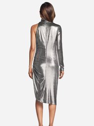 The Ariana | Foil Knit Cocktail Dress