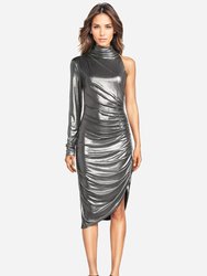 The Ariana | Foil Knit Cocktail Dress