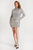 The Artemis Sequin Cocktail Dress - Silver