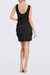 The Celeste | Black Column Cocktail Dress