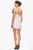 The Chloe | Lilac One Shoulder Jacquard Mini Dress