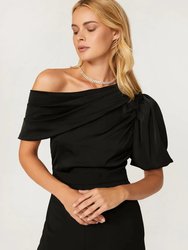 The Clarkson Wide Leg Jumpsuit - Black