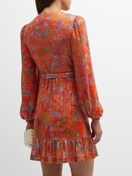 The Daria | Sequin Wrap Dress