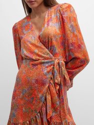 The Daria | Sequin Wrap Dress