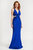 The Evelyn | Cut-out Gown - Blue