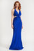 The Evelyn | Cut-out Gown - Blue