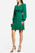 The Fiona Cocktail Dress - Green Sleeved