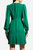 The Fiona Cocktail Dress - Green Sleeved