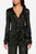 The Frankie | Black Sequin Wrap Jacket