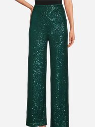 The Frankie | Emerald Green Sequin Pant