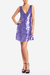 The Grace Violet Sequin Mini Dress - Violet