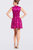 The Heidi | Fuchsia Tiered Cocktail Dress