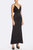 The Isabelle | Black V-Neck Slip Gown