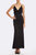 The Isabelle | Black V-Neck Slip Gown