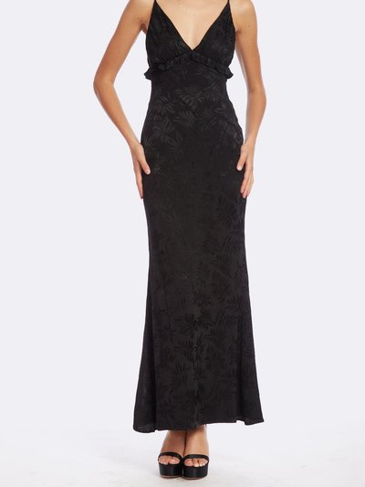 ONE33 SOCIAL The Isabelle | Black V-Neck Slip Gown product