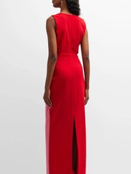 The Jessica | Color-Blocked Maxi Gown