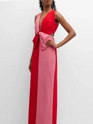 The Jessica | Color-Blocked Maxi Gown