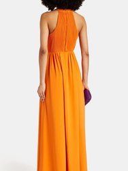 The Joann Papaya Maxi Dress