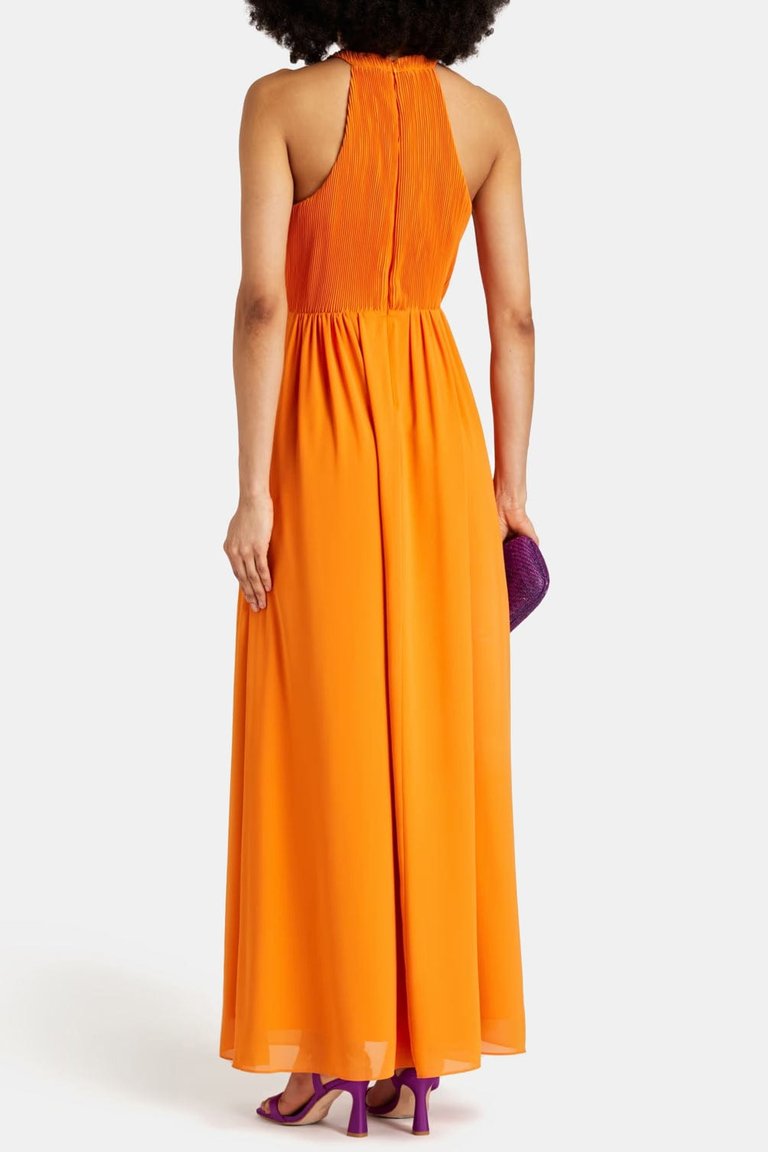 The Joann Papaya Maxi Dress