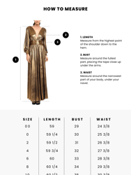 The Kathy | Gold Maxi Gown