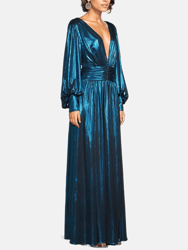 The Kathy | Turquoise Maxi Gown