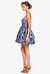 The Kimberly Floral Jacquard Mini Dress