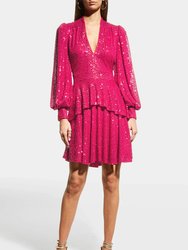 The Kristin - Sequin Cocktail - Pink