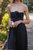 The Liliana Black Strapless High-Low Cocktail Dress