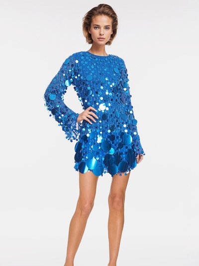 ONE33 SOCIAL The Madison | Blue Paillette Mini Dress product