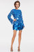 The Madison | Blue Paillette Mini Dress - Blue