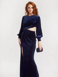 The Margarite | Stretch Velvet Gown