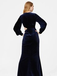 The Margarite | Stretch Velvet Gown