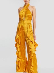 The Merk Mango Jumpsuit - Orange