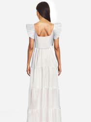 The Natalia | White Patio Maxi Dress