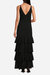 The Ramy | Black V-Neck Maxi Gown