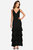 The Ramy | Black V-Neck Maxi Gown - Black