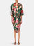 The Sally | Floral Cocktail Dress - Green