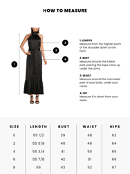 The Sherry | Black Satin Maxi Dress