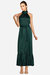 The Sherry | Forest Green Satin Maxi Dress - Forest Green