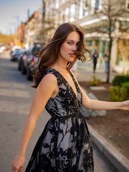 The Sloan | Floral Organza Gown