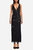 The Starlust | Black Sequin Paillette Midi Dress